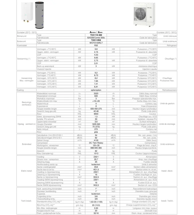 TF THERMA TCC11X-300-TOC11RIX